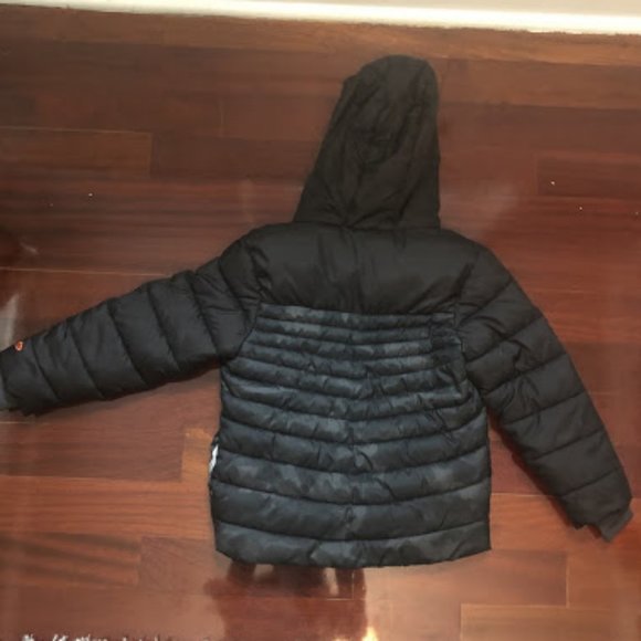 Boys Champion Ski Jacket; xs/4-5; black & orange - Picture 3 of 3